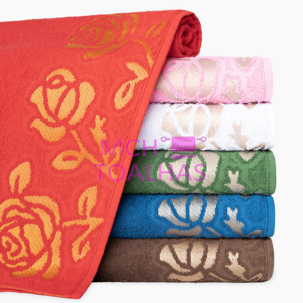 Kit 5 Toalhas de Rosto Grossa Luxo Monique 50x70cm 120g – VS TOALHAS