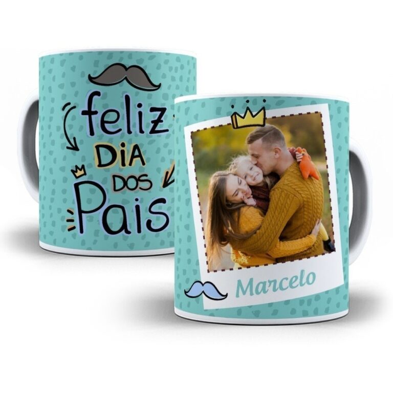 Caneca Dia Dos Pais Xícara Personalizada Com Foto