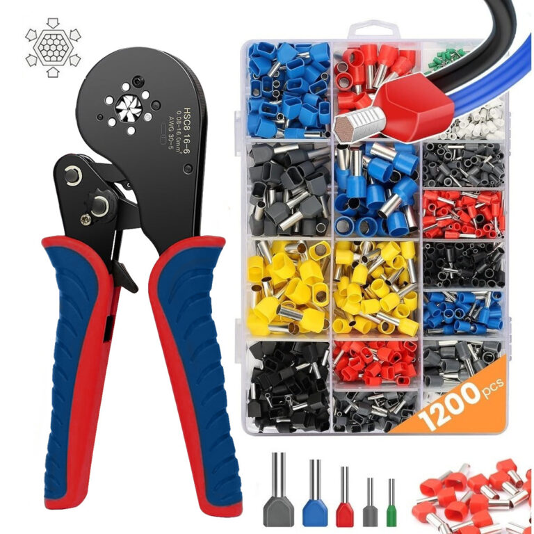 Kit Alicate Crimpar Prensa Box Com Terminais ̵