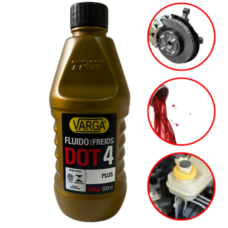 Fluido De Freio Varga Dot 4 500ml Carros E Motos