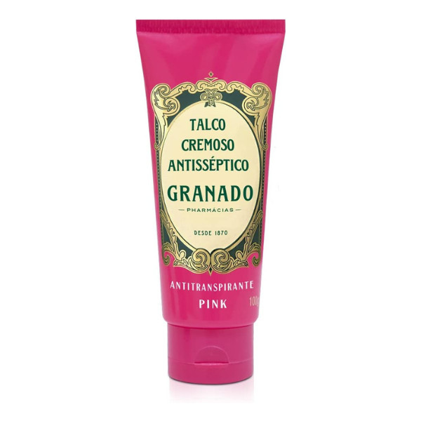 Talco Cremoso Antisséptico 100g Granado Pink