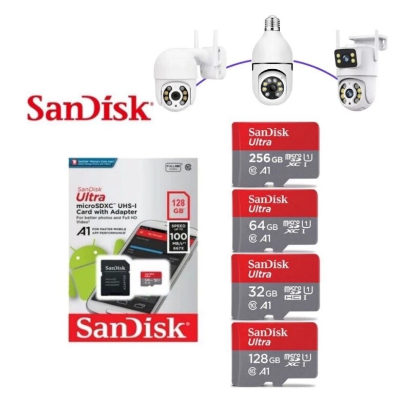 Cartão De Memória Micro Sandisk 16GB 32GB 64GB 1
