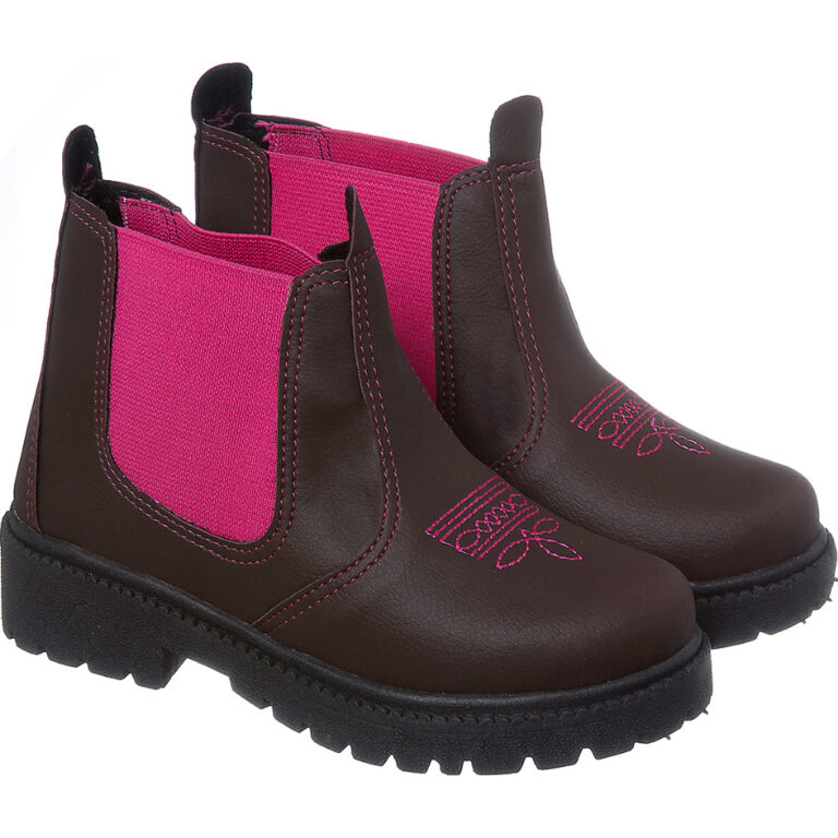Bota Feminina Infantil Texana Menina Rodeio Festa 