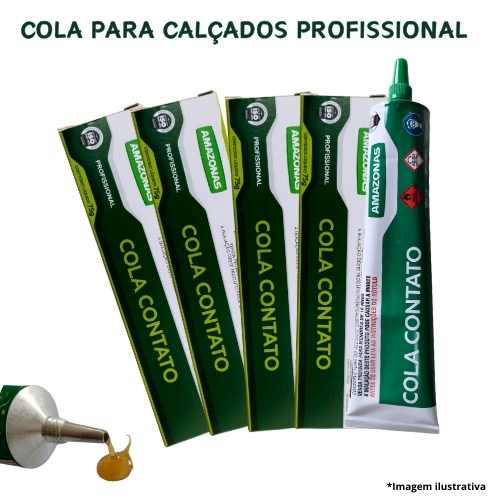 Cola profissional para calçados bisnaga 75g Amazo
