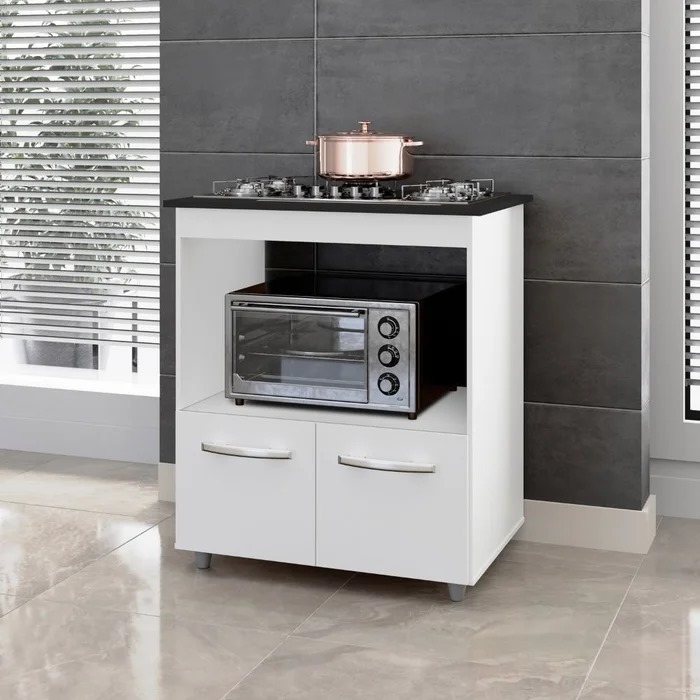 Balcão Cozinha Para Cooktop 4 e 5 Bocas Multiuso 
