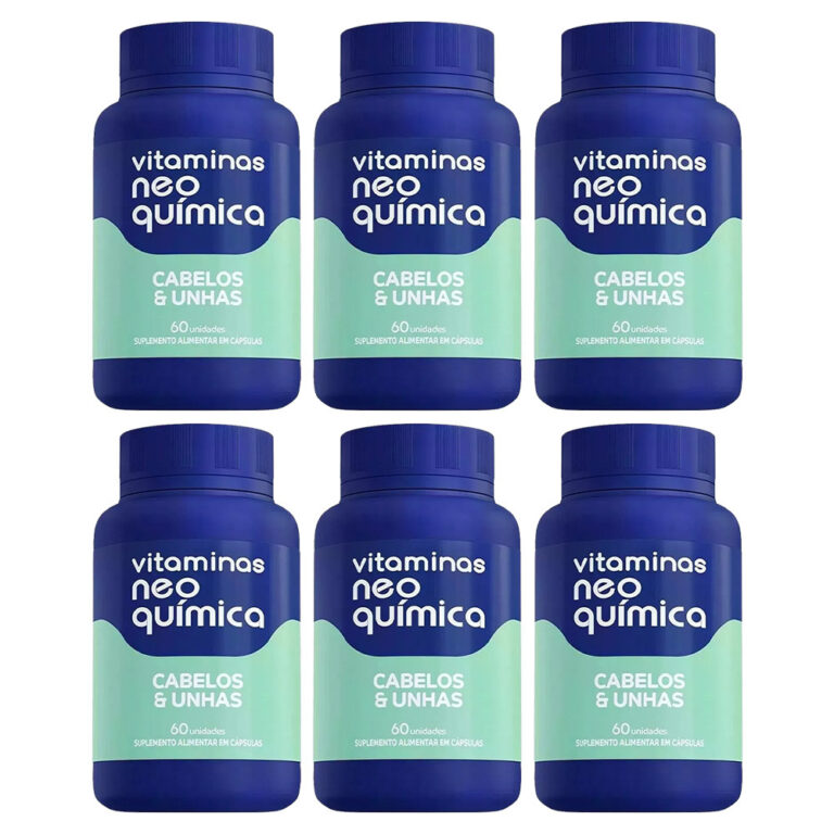 Kit 6 Vitamina Cabelos E Unhas 60Cps – Neo Q