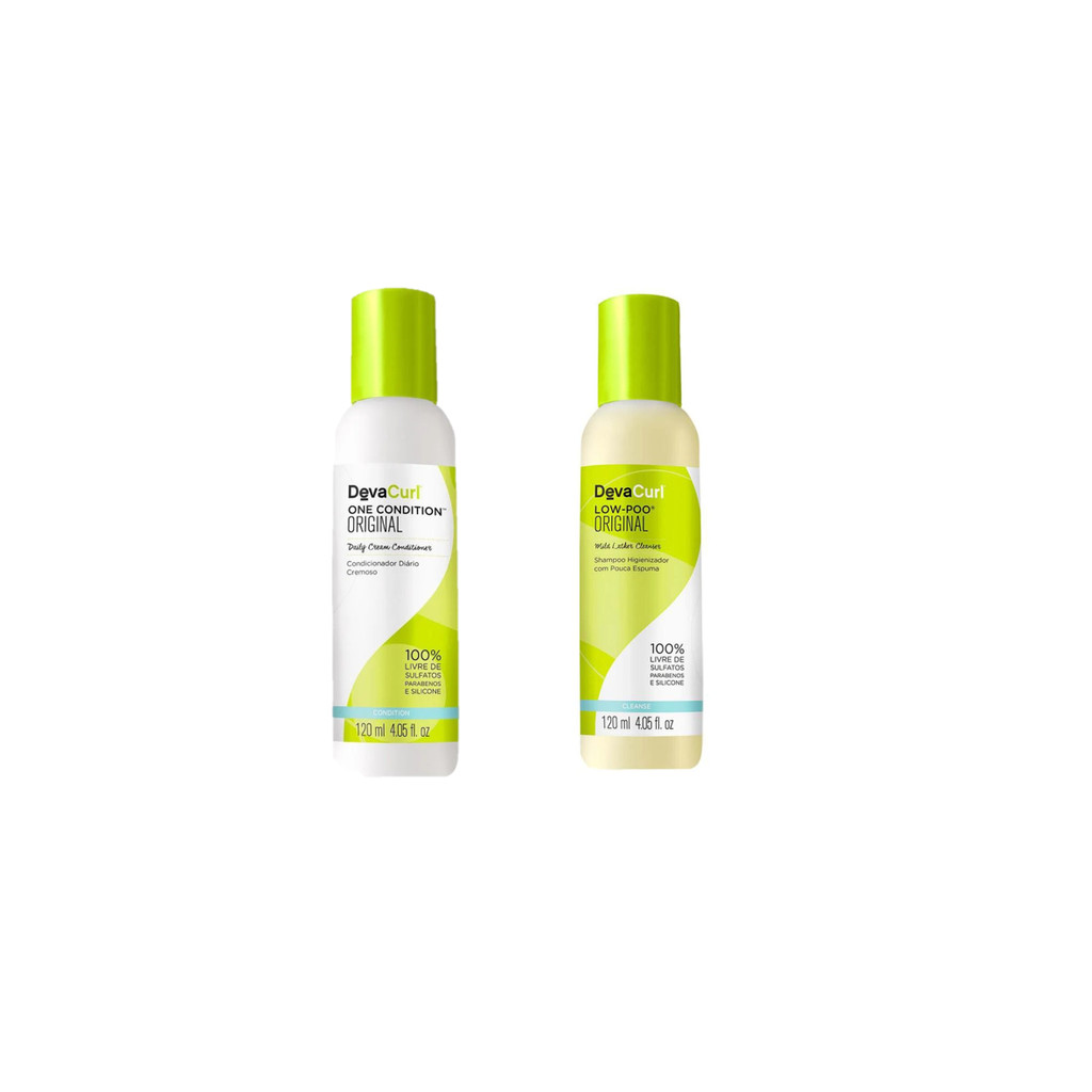 Kit Deva Curl – Shampoo Low Poo + Cond. One Condition 120ml