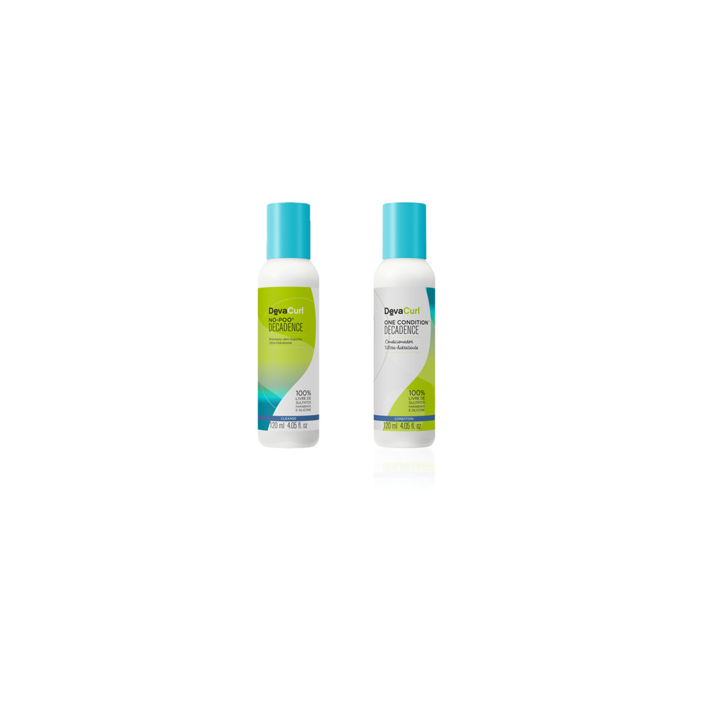 Kit Deva Curl Decadence- Shampoo No Poo 120ml + Condic 120ml