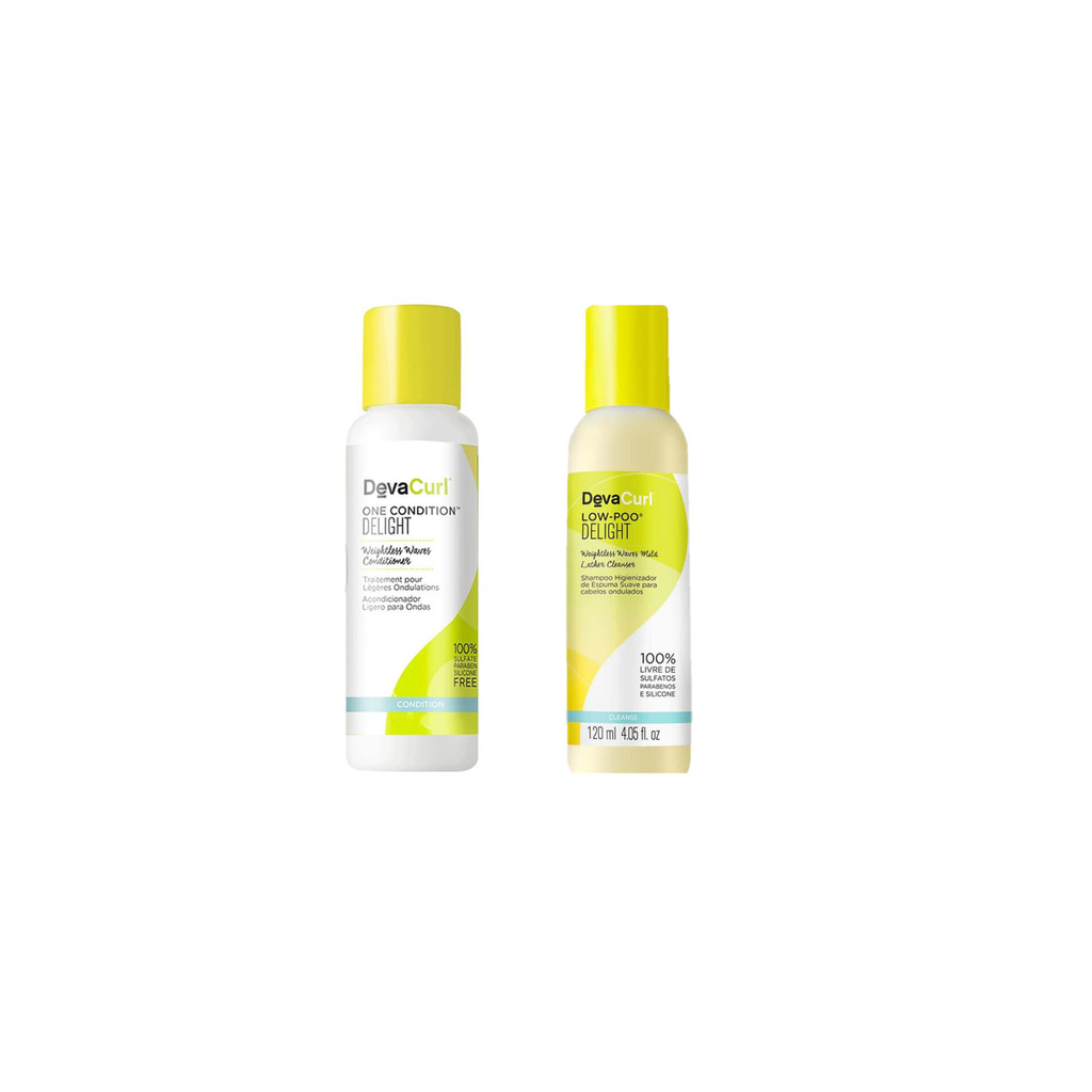 Kit Deva Curl Delight – Shampoo Low Poo + Condic. 120ml