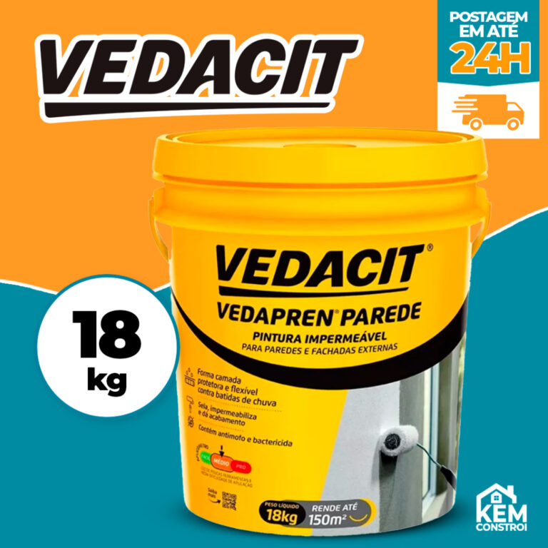 Pintura Vedapren Impermeabilizante para Parede 18k