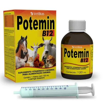 POTEMIN B12 SUPLEMENTO VITAMINICO E MINERAL 120ML 
