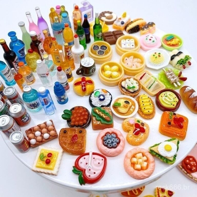 Kit Miniatura Comida Bebida Boneca Cozinha Superme