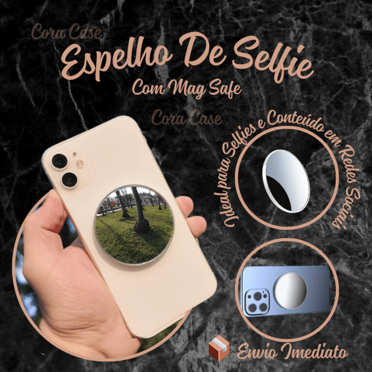 Espelho de Selfie com MagSafe Suporte Magnético P