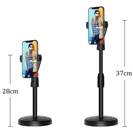 suporte Tripé Celular Smartphone De Mesa Escritó