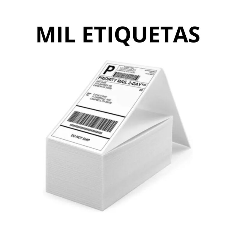 1000 Etiqueta Térmica Papel Adesivo 10x15CM Papel