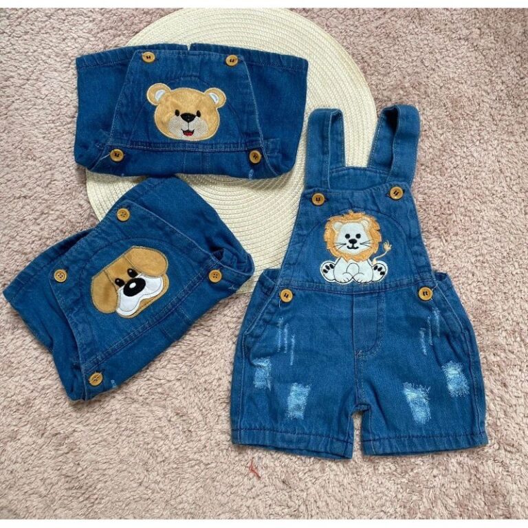 Jardineira infantil Masculina