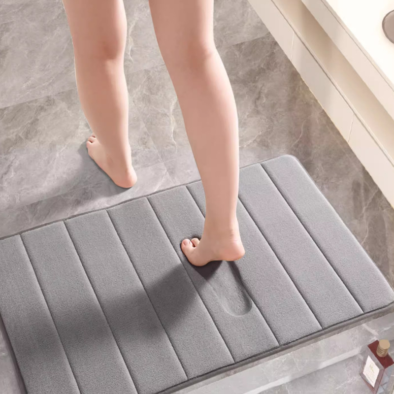 Tapete De Banheiro Soft Macio Secagem Rápida 50*80cm