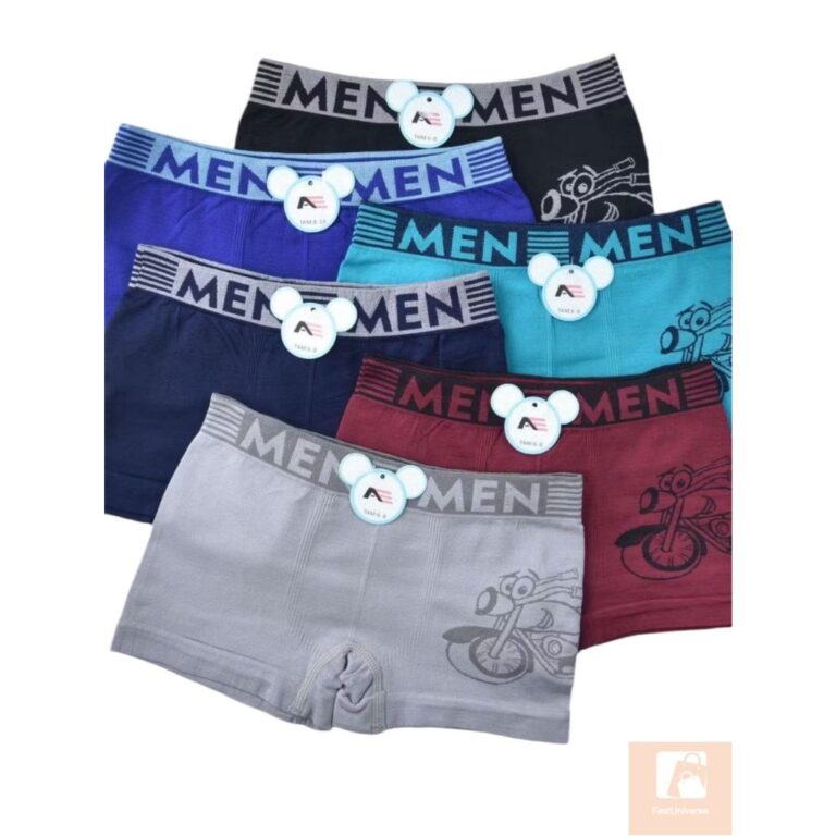 Cueca Box Infantil Microfibra Sem Costura Men/Spor