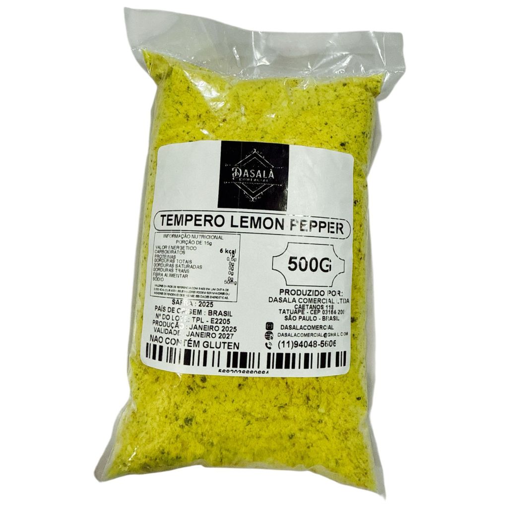 Tempero Lemon Pepper Premium