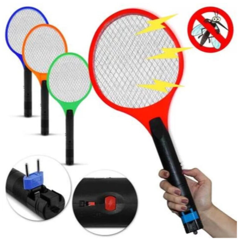 Raquete Eletrica Mata Mosquito 110V 220V BIVOLT