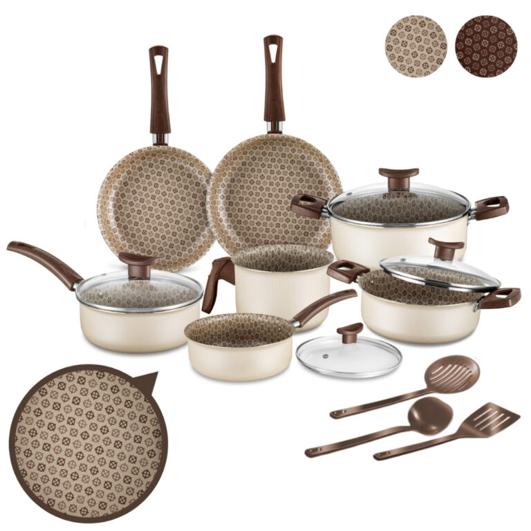 Conjunto de Panelas Antiaderente 10 Peças Prime A