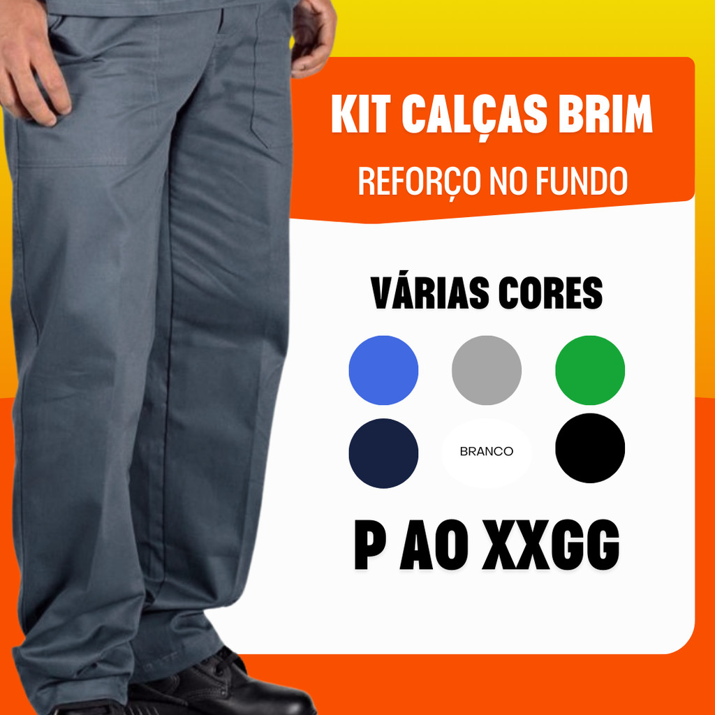 Calças de Brim PESADO Super Resistentes para Trabalho Pesado  Durabilidade Garantida
