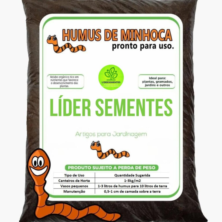 Humus de Minhoca Californiana Orgânico Adubo Cult