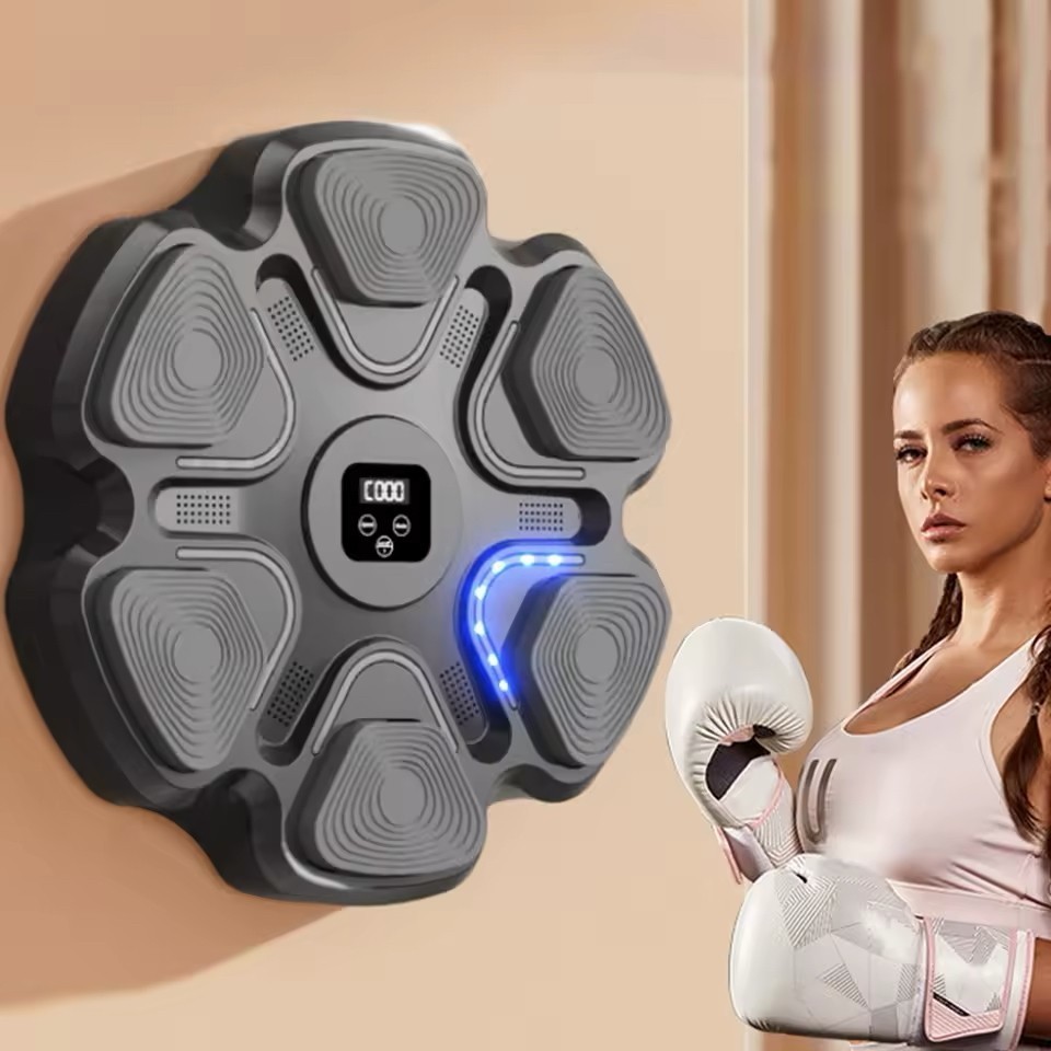 Máquina De Boxe De Música Eletrônica Equipamento De Perfuração De Treinamento Para Casa Interna E Ac