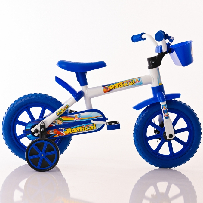 Bicicleta 12 Infantil KIDS Jumbo Baby  Menino e Me
