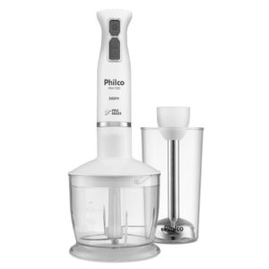 Mixer Philco PMX1000: Potência 500W, 4 Lâminas & 2 em 1. Sua Cozinha Mais Prática!