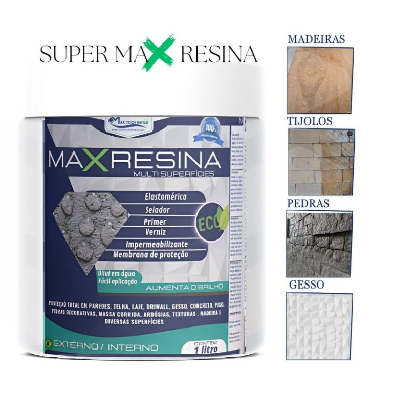 Resina Multiuso Base Agua Incolor 12 E 18L verniz