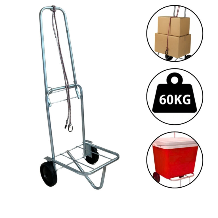 Carrinho de Carga Cooler Caixa Dobrável Plataform