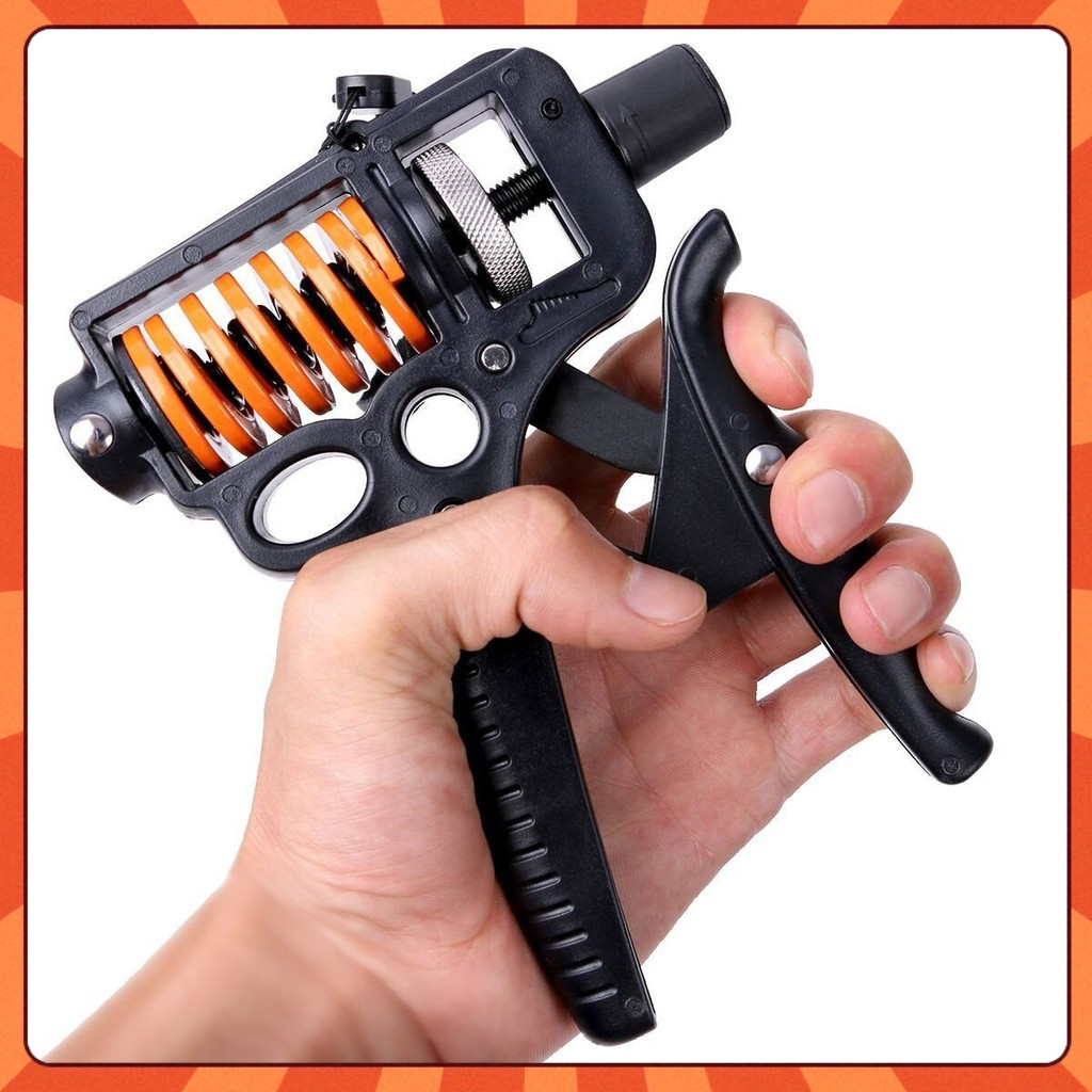 Hand Grip Metal 5-165 kg Resistente Fortalecedor Exercício Braço Antebraço Mola com Ajuste de Força
