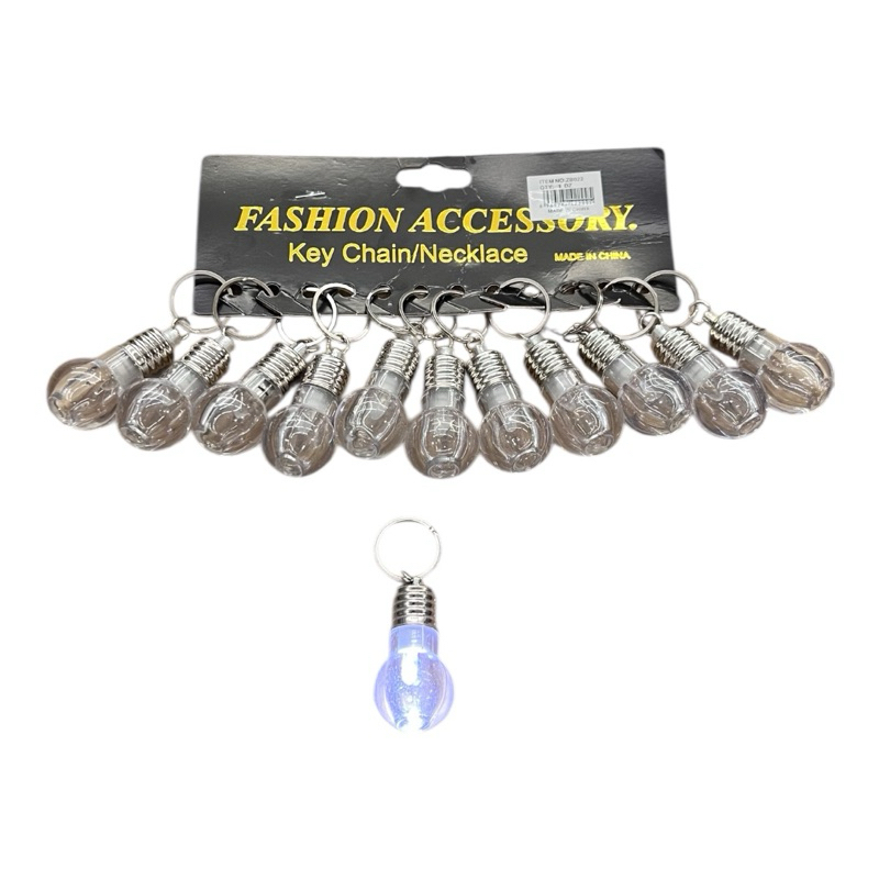 Kit C/12 Chaveiros Lâmpada Branco  Brinde, Festa e Estilo