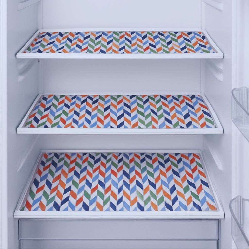 Toalha de Geladeira com 3 -PVC – Kit – Lavável – 46x32cm