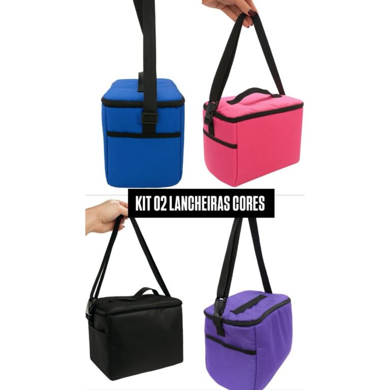 KIT 02 Bolsa térmica C/GELO reutilizável de brin