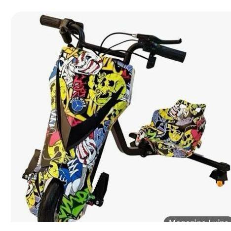 Triciclo Moto Elétrico Drift 350W AUDISAT Crianç