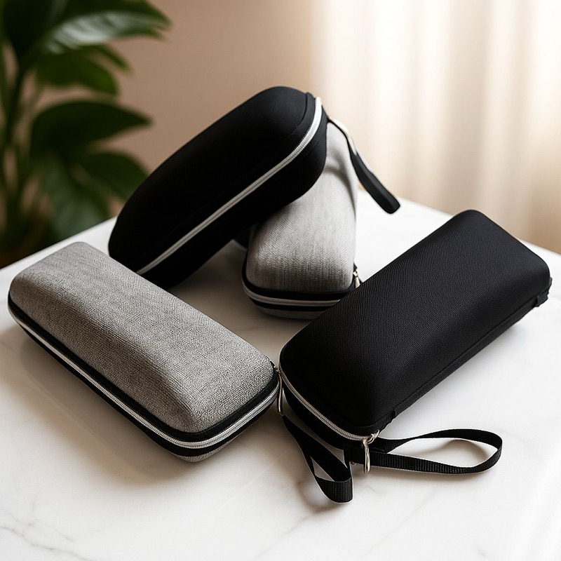 Estojo Case Porta Óculos de Sol com Zíper + Flanela