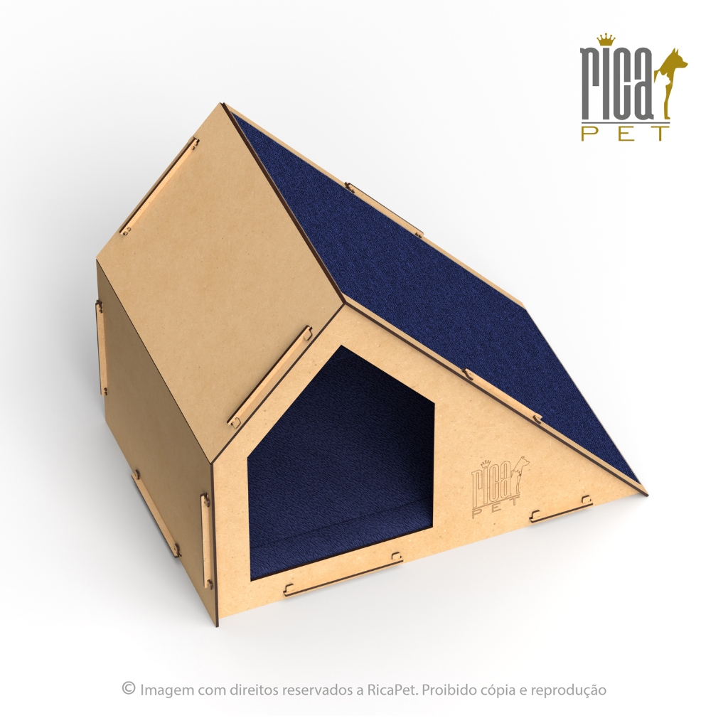 Casinha com Colchão para Gato Tóca Rampa Casa Caminha Pet Arranhador Luxo Ricapet