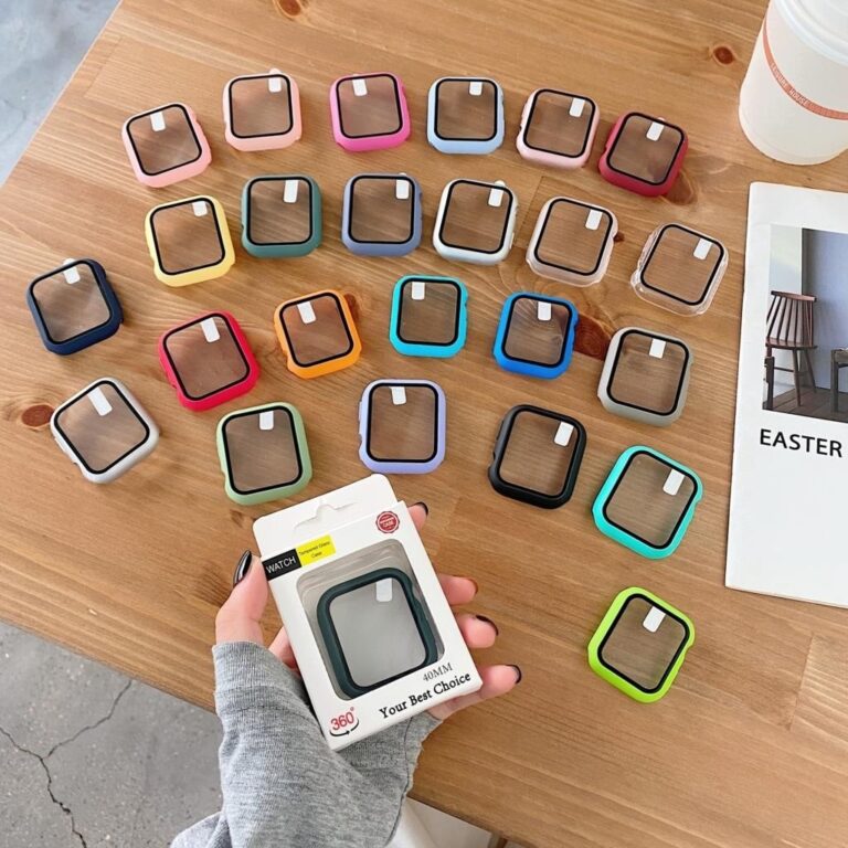 case capa de Acrílico com pelicula para apple wat