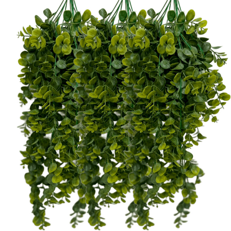 3 Pendentes Eucalipto Jardim Vertical Folhagem Toq
