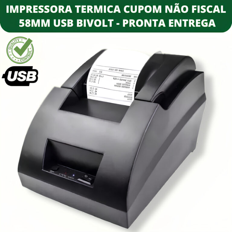 Impressora Termica Cupom Nao Fiscal 58mm Pc Bivolt