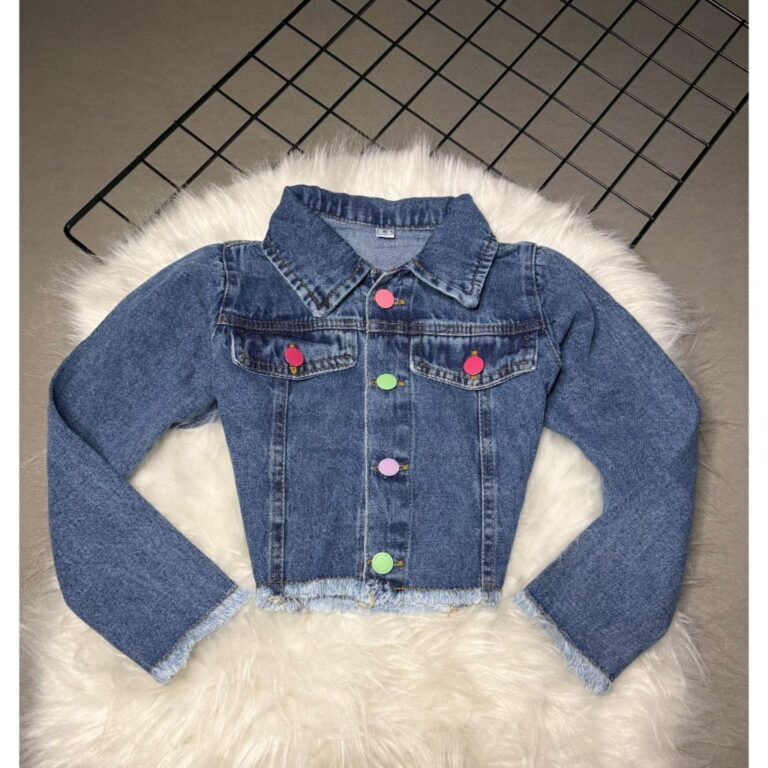 Jaqueta Jeans Infantil juvenil OPl Kids Menina 2 a