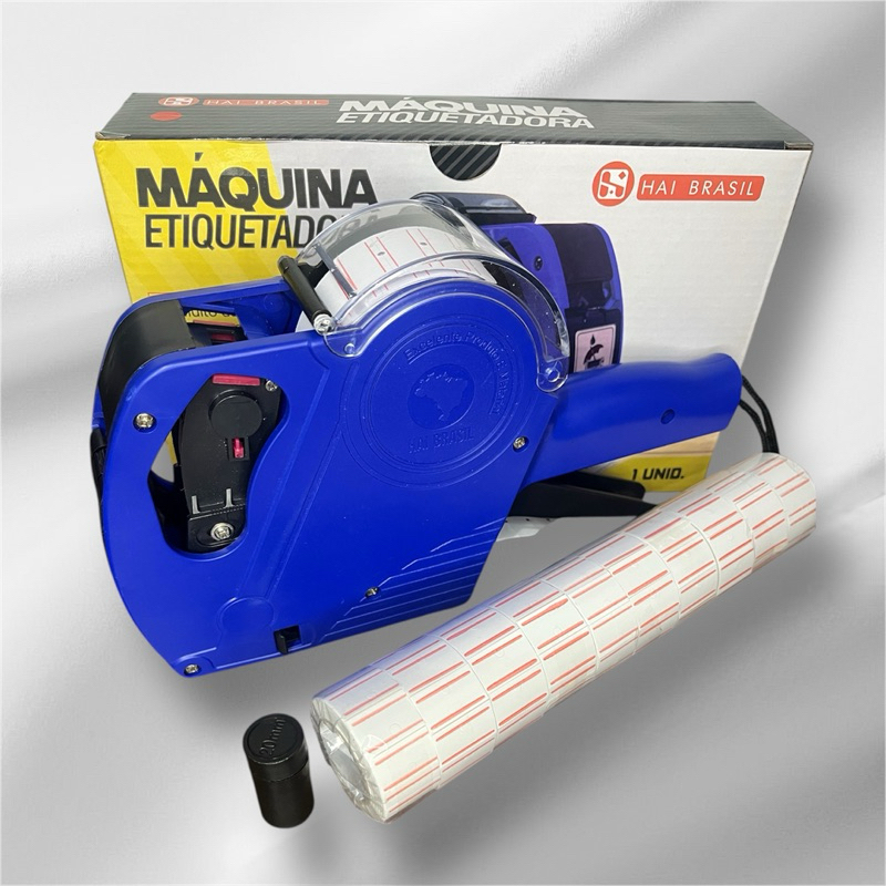 Kit Etiquetadora De Preços 8 dígitos + Rolo de Tinta MX550