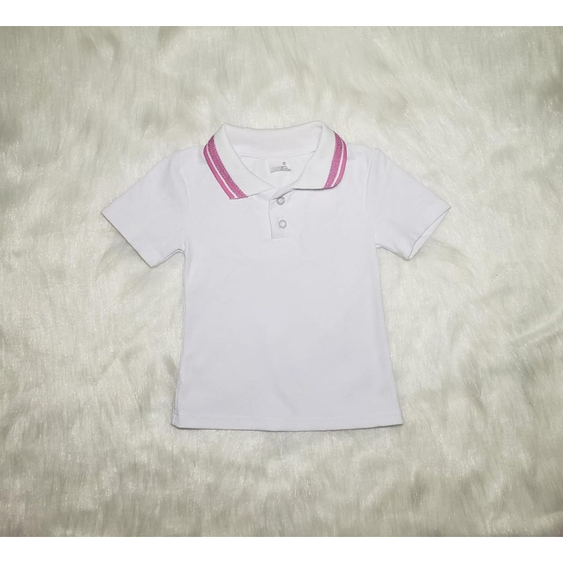 POLO FEMININA CAMISETA INFANTIL BLUSA JUVENIL BEBÊ MENINA 0 ao 16