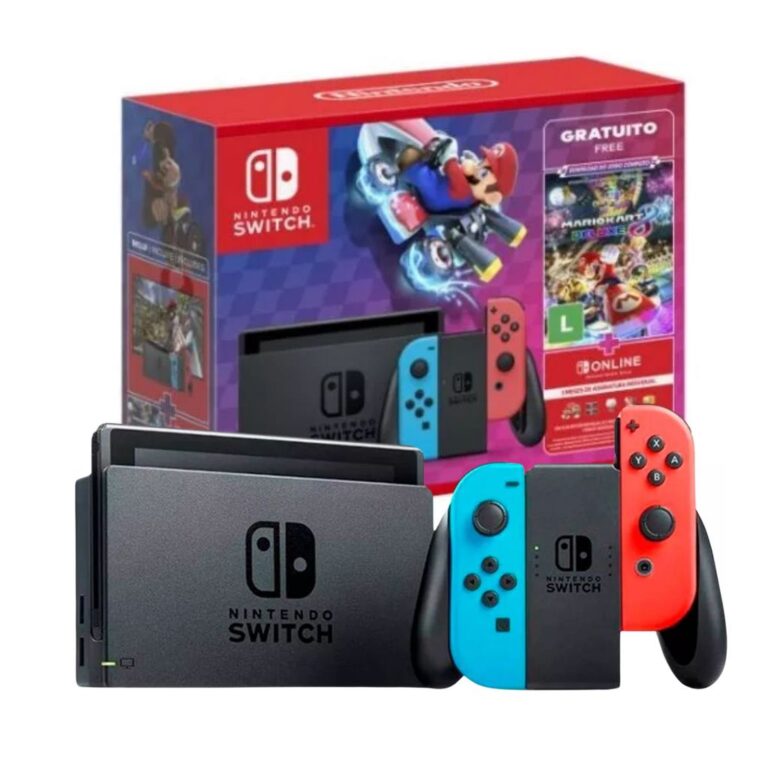 Console Nintendo Switch 32GB V2 Com Jogo Digital M