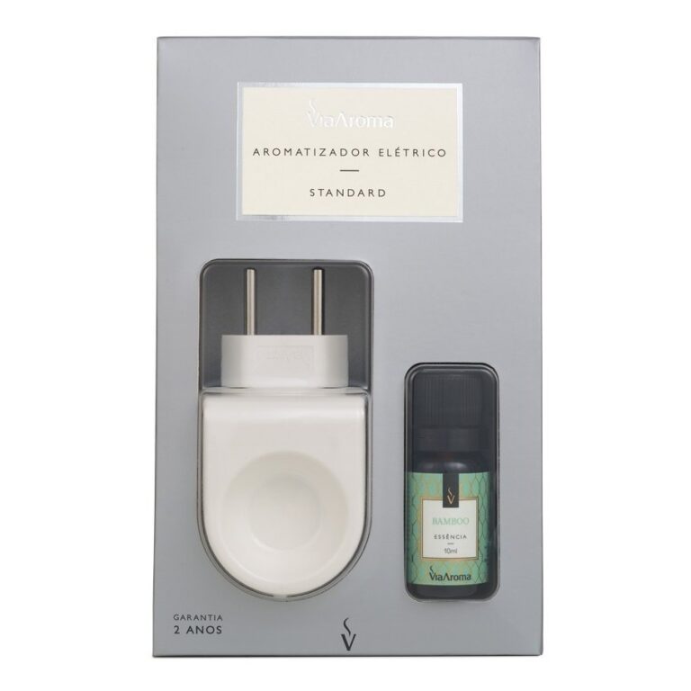 Kit Aromatizador Difusor Elétrico Via Aroma Com E