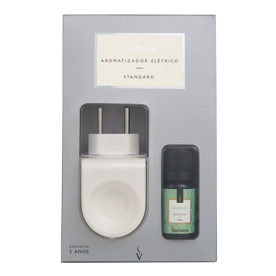 Kit Aromatizador Difusor Elétrico Via Aroma Com Essência