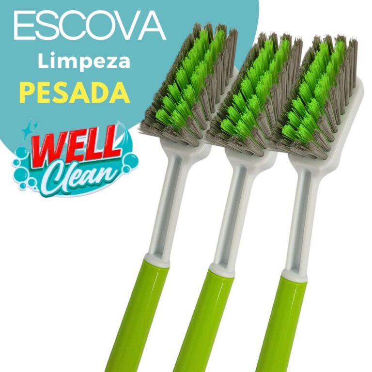 Kit Escovas 1, 2, 3 Lavagem De Box Louça Multiuso