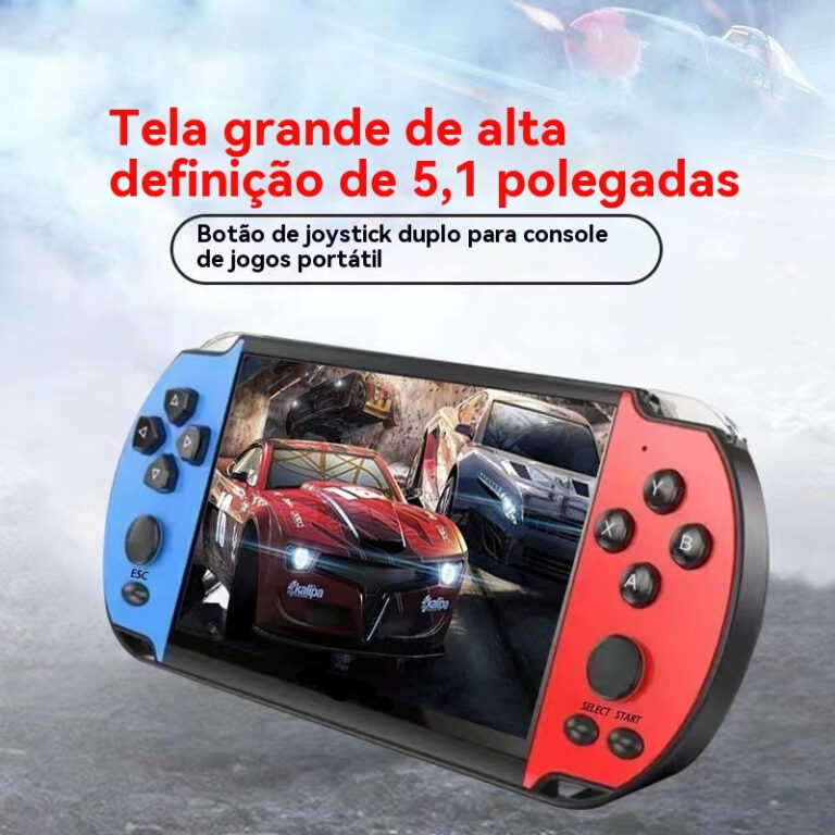 Vídeo Game Portátil  polegadas 10 Mil Jogos  Cla